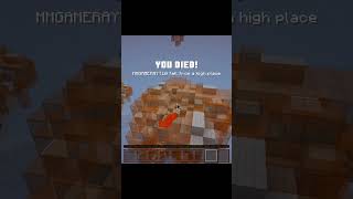 Minecraft down jump #minecraft