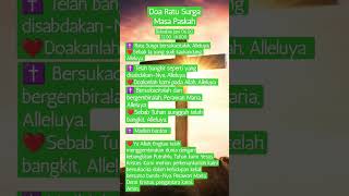 DOA RATU SURGA, MASA PASKAH #doa #katolikmedia #katolik #umatkatolik