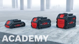 Bosch academy: Batteri ProCORE18V 7.0Ah