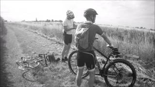 Four old men cycle from Kettering to Wells Next to the Sea