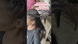 Hairstyle Practice By Students #trending #ytshorts #join l Limited Seats