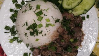 Быстрый и Очень вкусный ужин. Куриная печень в "Сметанном Соусе"