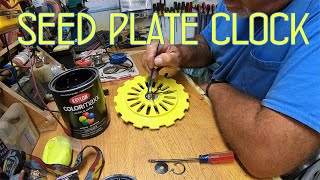 Seed Plate Clock