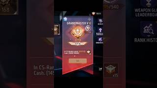 FINALLY 999+ SRAT IN CS RANK ♥️ || KEEP SUPPORTING FOR 100K SUBSCRIBERS 🎯 (FREE FIRE INDIA ) #shorts