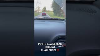 POV IN JAILBREAK HELLCAT CHALLENGER‼️ #youtube #hellcat #viral #jailbreak #challenger #automobile