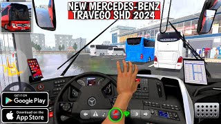 New Mercedes-Benz Travego SHD 2024 In Heavy Rain In USA | Bus Simulator Ultimate | Bus Gameplay