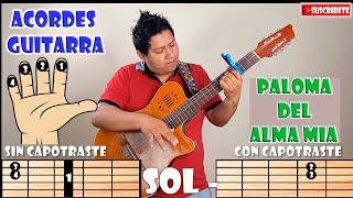 ACORDES GUITARRA PALOMA DEL ALMA MIA