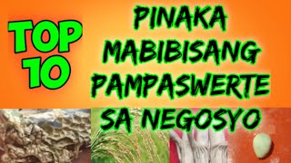 Sampung Pinakamabisang Pampaswerte sa Negosyo/Mutya/Anting-anting