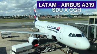 TRIP REPORT | LATAM Airlines - Airbus A319 - Rio de Janeiro (SDU) to São Paulo | Premium Economy