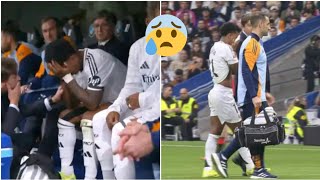 Rodrygo In Tears After His Injury Vs Osasuna 😢 | Real Madrid 4-0 Osasuna Highlights