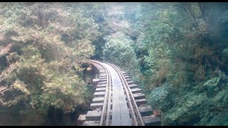 阿里山眠月線鐵道實景