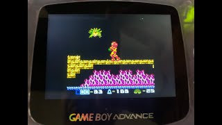 The Best Way To Play METROID 2 GBA!! Look at the colors man!