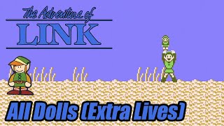 Zelda II: The Adventure of Link - All Dolls (Extra Lives)