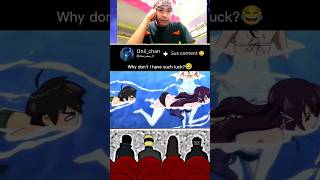 Naruto squad reaction on Lucky boy😁😁😁