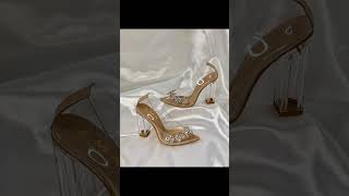 Transparent Sandals Heels Designs #shorts #ytshorts #youtubeshorts #sandals