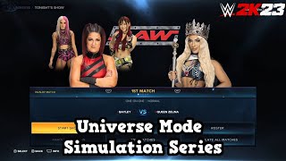 Editing Match Tables, Rivalries, and PLE's - Universe Mode Simulation Series (#1)