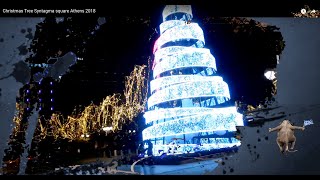 Christmas Tree Syntagma square Athens 2018