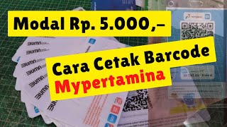 Cara Cetak Barcode Subsidi Mypertamina √ QR Code Subsidi Tepat