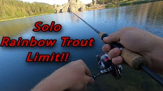 INSANE Morning Bite Rainbow Trout LIMIT | LESS THAN 30 MINUTES!!