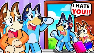 BLUEY AND BINGO LEAVE THEIR FAMILY in ROBLOX