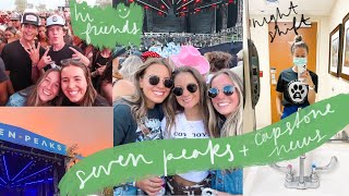 NURSING STUDENT VLOG | capstone news & seven peaks festival