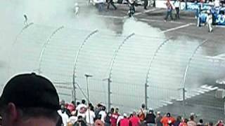 Kyle Busch Burnout