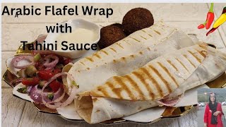 Arabic Flafel Abb App Ghar Main Banaieen jut put | Flafel Wrap WithTahini Sauce| How to make Flafel?