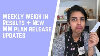 WW weigh in day + new WW plan release updates!