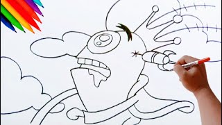 SpongeBob | Plankton jadi RAJA?! | Nickelodeon bahasa | How to draw plankton | menggambar plankton