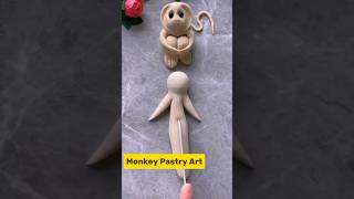 🥰Satisfying & Creative Dough Pastry  Imaging Monkey shape #shorts #creative #trending #satisfying