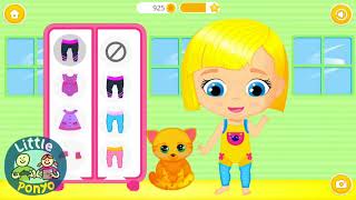 Fun Baby Care - Lily & Kitty Baby Doll House Kids Games, Play Bath & Dress up | Games For Kids