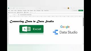 Connecting Data in Data Studio