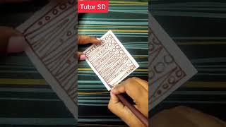 Simple Zentangle Art #shorts #viral #ytshorts