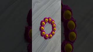 Navratri rangoli designs | rangoli designs | Diwali rangoli easy simple new #navratri #diwali2024