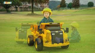 12V CAT Electric Dump Truck 1 Seater Ride-On ( Photoshoot Video)