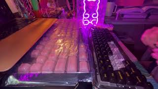 Keyboard Tinkering ASMR Keycaps Random Sounds NO TALKING Typing Buttons Rustling