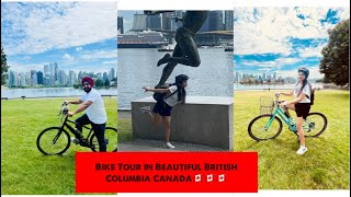 Canada BC- Bike Tour🇨🇦🇨🇦 #canada #internationalstudents #vancouver #stanleypark