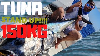 PICADA BRUTAL ATÚN GIGANTE BRUMEO!!  Super Seeker + Avet reel