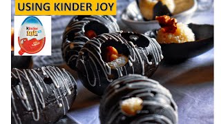 Chocolate Eclipse using Kinder joy| किंडर जॉय का इस्तेमाल करके बनाये चॉकलेट एक्लिप्स