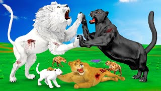 वफादार ब्लैक पैंथर और सफेद शेर का रहस्य Black Panther and White Lion's Secret Jungle TV Hindi Kahani