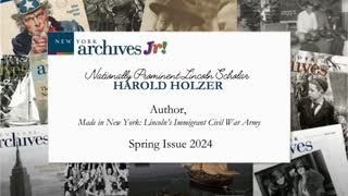 New York Archives JR! Meet the Author: Harold Holzer