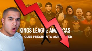 La KINGS LEAGUE AMERICAS en DECLIVE por falta de DINERO