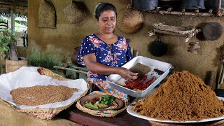 spices /The flavor of my food is enhanced by the spices I prepare at home .village kitchen recipe