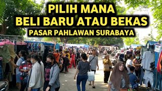 Harga baru atau bekas menjelang lebaran thrifting pahlawan surabaya