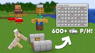 Minecraft 1.20+ Easy Iron Farm Tutorial - 600 Per Hour