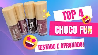 Testei novos batons da CHOCO FUN ! #mulherde50#autocuidado #make#vaidade#belezamadura #beleza#batom