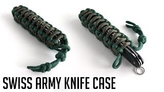 How to Make A Paracord Swiss Army Knife Case Tutorial