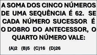 SEQUÊNCIAS. MATEMÁTICA QUESTÃO DE CONCURSOS E PROVAS. Ivs Matemática Exatas