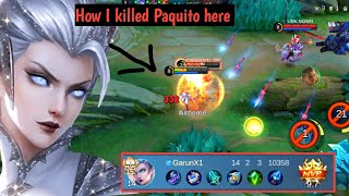 Eudora vs Gusion And Paquito - Mobile Legends Eudora Gameplay best Global build one shot 2024