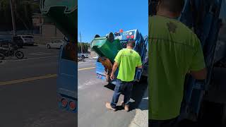 Republic services of Richmond food waste truck #garbage #garbagebin #recycling #gogarbage #trashbin